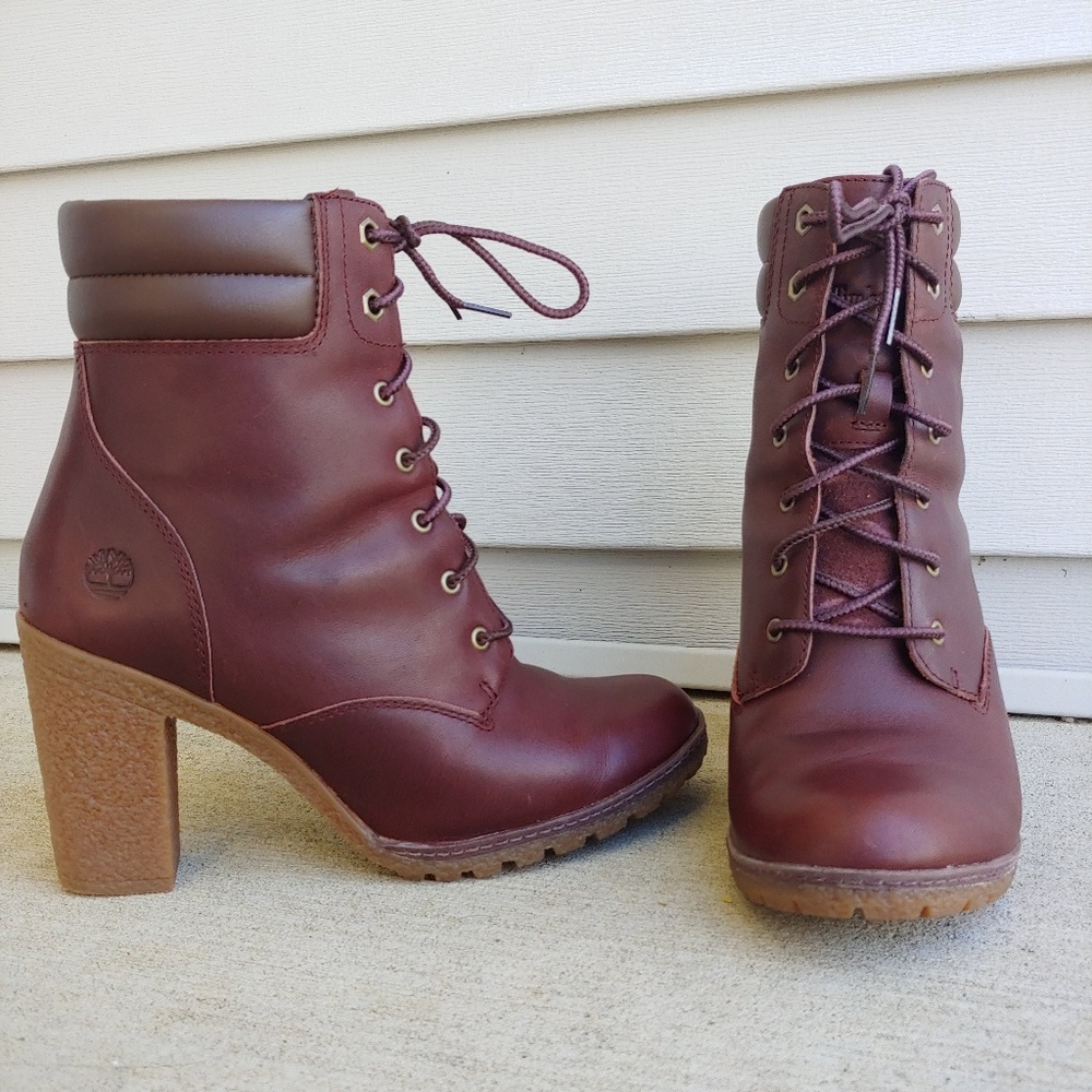Timberland COGNAC Women Tillston Glancy Lace Ankle